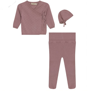 Bebe Bella Bloom Knitted Wrap Baby Set