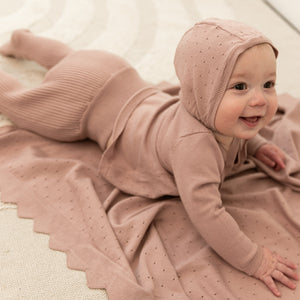 Bebe Bella Bloom Knitted Wrap Baby Set
