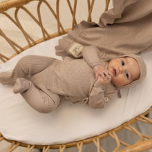Load image into Gallery viewer, Bebe Bella Beige Knitted Wrap Baby Set
