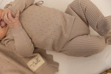 Load image into Gallery viewer, Bebe Bella Beige Knitted Wrap Baby Set
