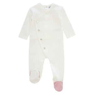 Kipp Baby Pink Quilted Stretchie
