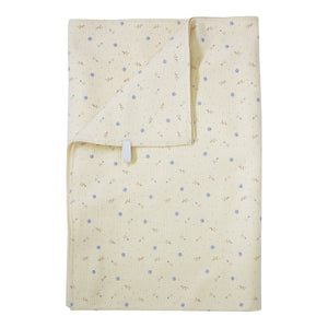 Kipp Baby Blue Waffle Bud Blanket and Teddy