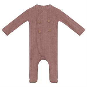 Fragile Bebe Rose Rib Double Press Look Stretchie