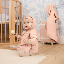 Load image into Gallery viewer, Mabel Bebe Tea Rose Spring Jacket and Beanie
