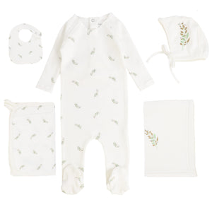 Bee & Dee Ivory Print Collection Layette Set- Boys