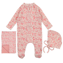 Load image into Gallery viewer, Bee &amp; Dee Powder Pink Cotton Print Collection Layette Set
