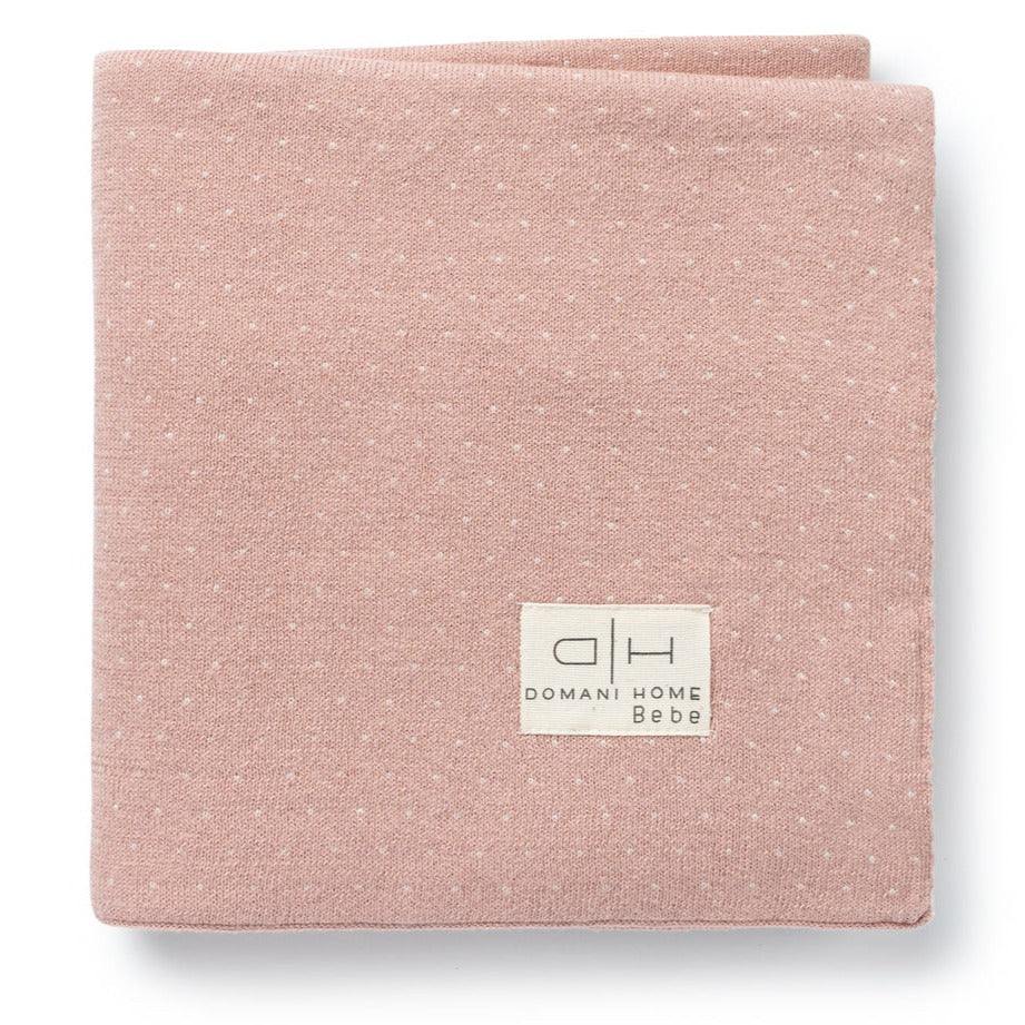 Domani Home Pink Dotty Blanket