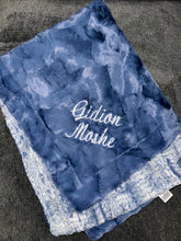 Load image into Gallery viewer, Zandino Mason Jeans Minky Blanket
