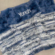 Load image into Gallery viewer, Zandino Mason Jeans Minky Blanket
