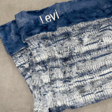 Load image into Gallery viewer, Zandino Mason Jeans Minky Blanket
