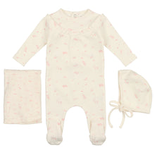Load image into Gallery viewer, Bee &amp; Dee Girl Floral Print Yoke Layette Set
