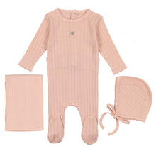 Load image into Gallery viewer, Bee &amp; Dee Blush Pointelle Collection Layette Set
